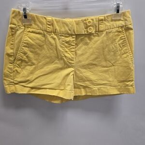 Vineyard Vines High Waist Yellow Women's Shorts 00